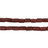 Chestnut Brown Tube Natural Wood Beads (7x5mm)