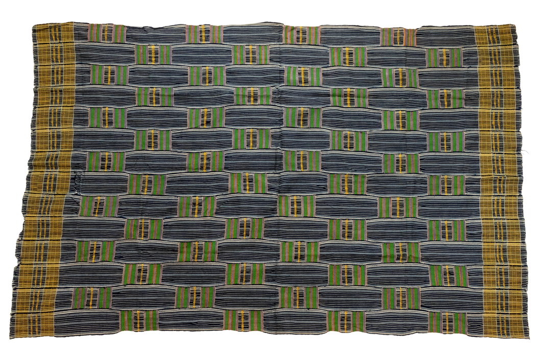 African Ashanti Kente Cloth #17536