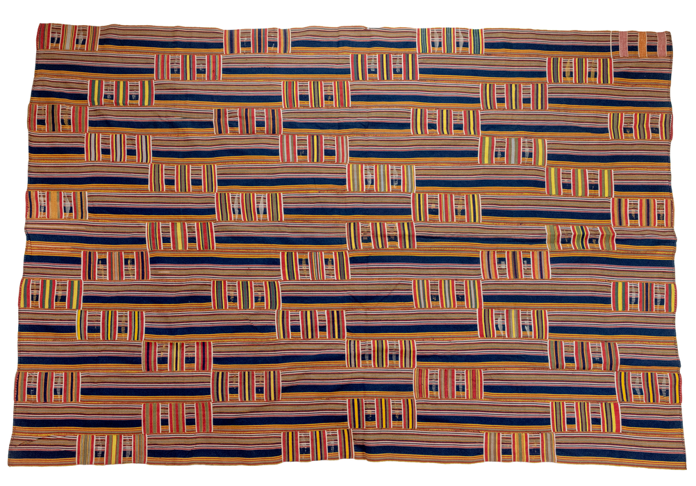 African Ashanti Kente Cloth #17537