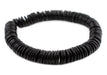 Black Disk Coconut Shell Beads (20mm) (10 Pack) - The Bead Chest