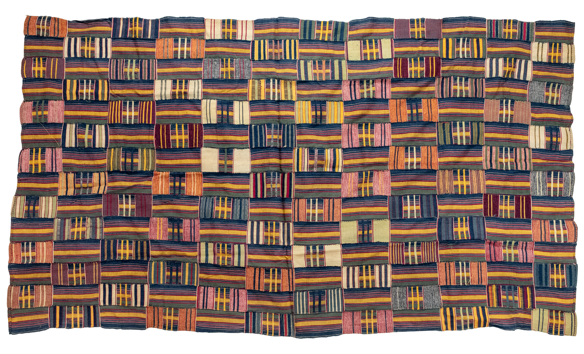 African Ashanti Kente Cloth #17540