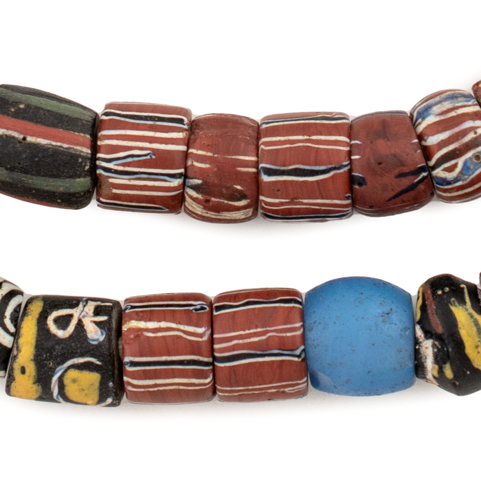 Jumbo Assorted Antique Mixed Trade Beads #16594