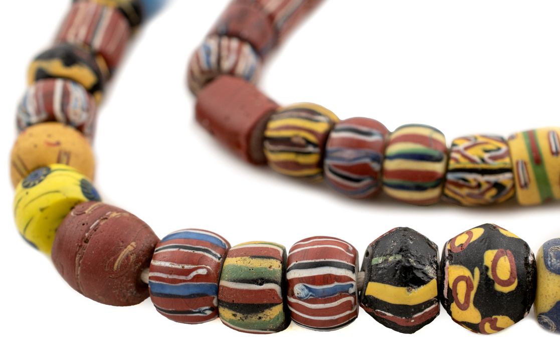 Jumbo Assorted Antique Mixed Trade Beads #16594
