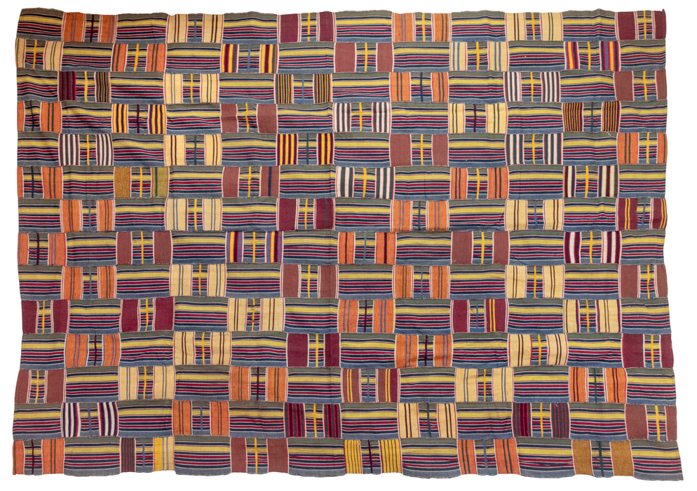 African Ashanti Kente Cloth #17543