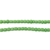 Green Ghana Glass Beads (2 Strands)