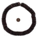 Dark Brown Disk Coconut Shell Beads (20mm) (10 Pack) - The Bead Chest