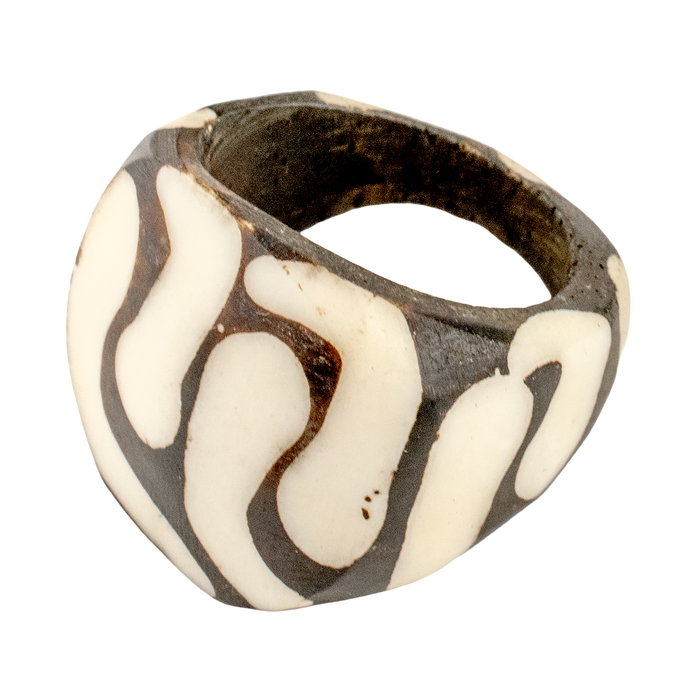 Traditional Design Batik Bone Ring