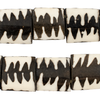 Zebra Design Batik Bone Beads (Flags)