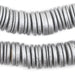 Silver Disk Coconut Shell Beads (20mm) (5 Pack) - The Bead Chest