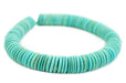 Mint Green Disk Coconut Shell Beads (20mm) (10 Pack) - The Bead Chest