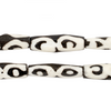 Eye Batik Bone Beads (Elongated)