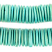 Mint Green Disk Coconut Shell Beads (20mm) (10 Pack) - The Bead Chest