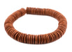 Light Brown Disk Coconut Shell Beads (20mm) (10 Pack) - The Bead Chest