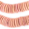 Pink Disk Coconut Shell Beads (20mm) (5 Pack)