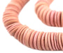 Pink Disk Coconut Shell Beads (20mm) (5 Pack) - The Bead Chest