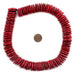 Red Disk Coconut Shell Beads (20mm) (10 Pack) - The Bead Chest