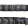 Purplish Grey Bone Button Beads (14mm)