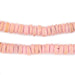 Pink Disk Coconut Shell Beads (8mm) (5 Pack) - The Bead Chest