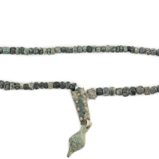 Serpentine Green Mixed Ancient Afghan Beads
