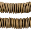 Brown Disk Coconut Shell Beads (20mm) (5 Pack)