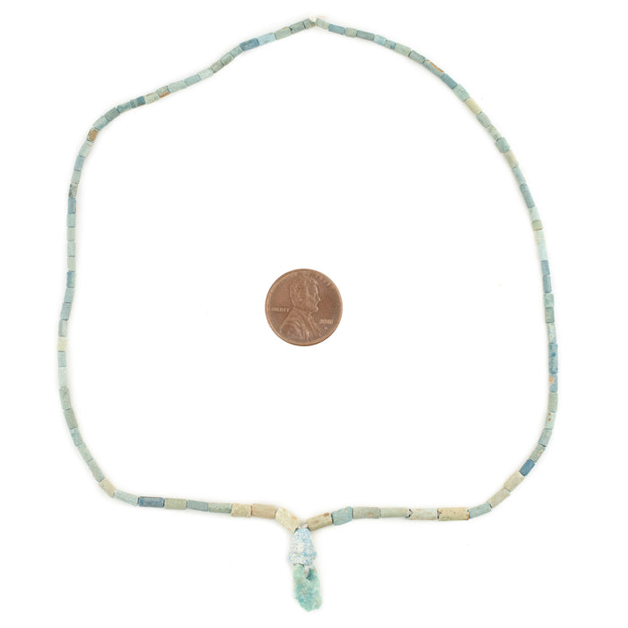 Turquoise Mixed Ancient Afghani Beads #12965