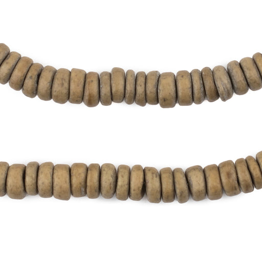 Brown Disk Coconut Shell Beads (8mm) (5 Pack) - The Bead Chest