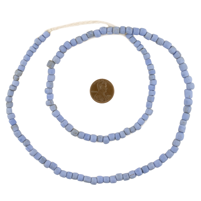 Carolina Blue Java Glass Beads