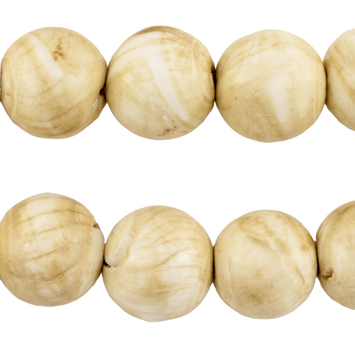 Vintage Style Naga Conch Shell Beads (18mm)