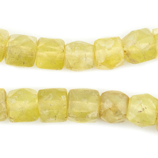 Antique Yellow Vaseline Beads (11x12mm)