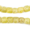 Antique Yellow Vaseline Beads (11x12mm)