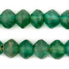 Old Green Vaseline Bicone Bead Medley #13036