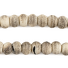 Round Grey Himalayan Bone Mala Beads (12mm)