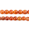 Speckled Round Carnelian Beads (8mm)