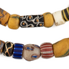 Premium Antique Venetian Mixed Trade Beads #17108