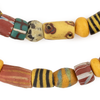 Premium Antique Venetian Mixed Trade Beads #17107