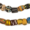 Premium Antique Venetian Mixed Trade Beads #17101
