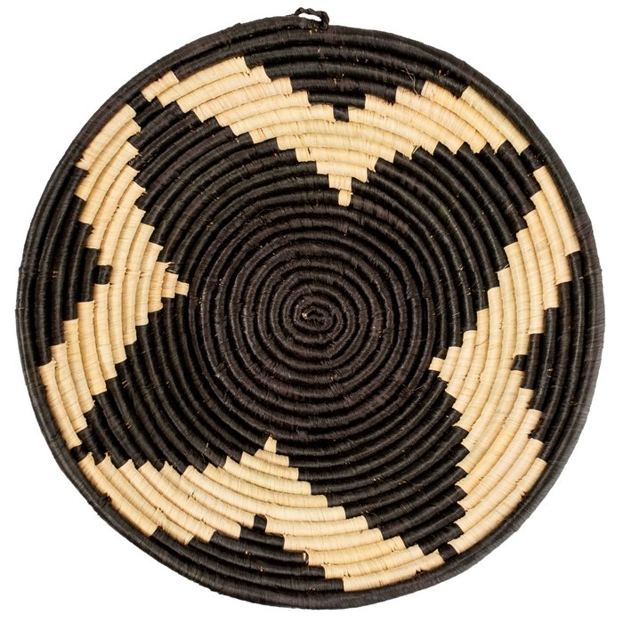 Cross-Star Pattern Ugandan Basket (Large)