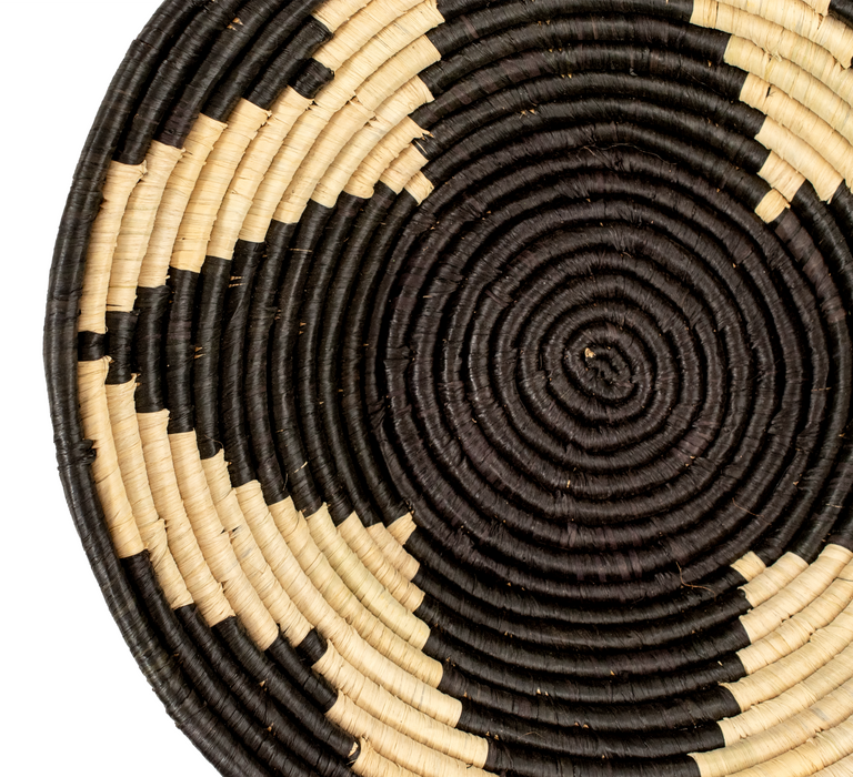 Cross-Star Pattern Ugandan Basket (Large)