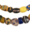 Premium Antique Venetian Mixed Trade Beads #17096