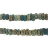 Green Ancient Djenne Nila Glass Beads #11437