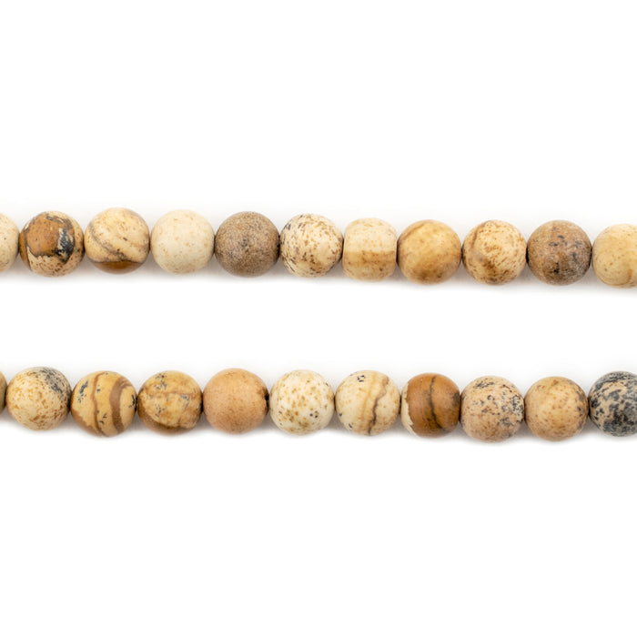 Round Picture Jasper Beads (6mm)