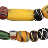 Premium Antique Venetian Mixed Trade Beads #17089