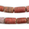 Antique Cornaline D'Aleppo White Heart Venetian Trade Beads (Mixed) #13716