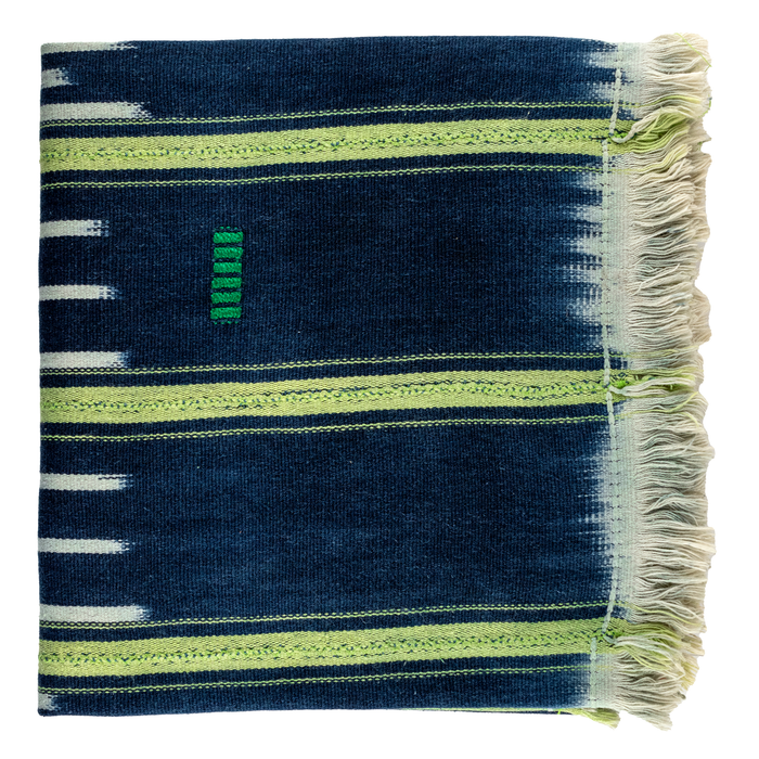 Green & Blue West African Bondoukou Indigo Cloth