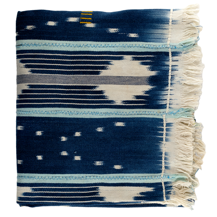 Turquoise & Blue West African Bondoukou Indigo Cloth