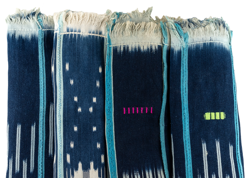 Turquoise & Blue West African Bondoukou Indigo Cloth