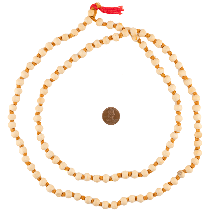 Sacred Grove Knotted Wooden Mala Beads