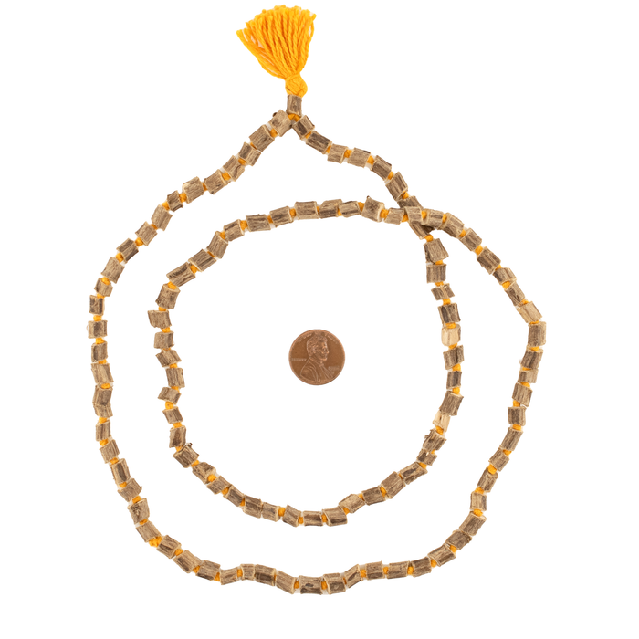 Sacred Bark Wood Mala Beads