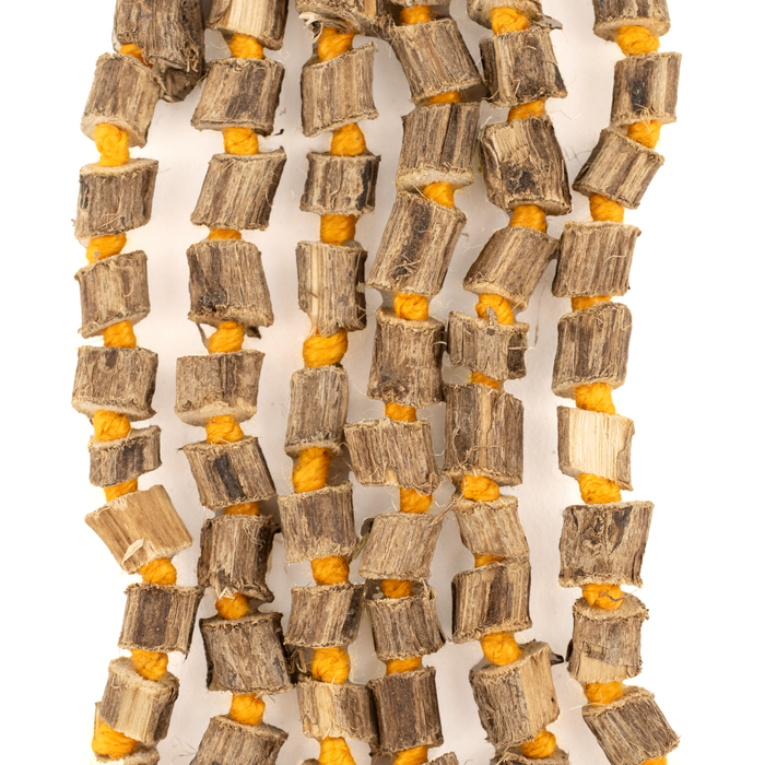 Sacred Bark Wood Mala Beads