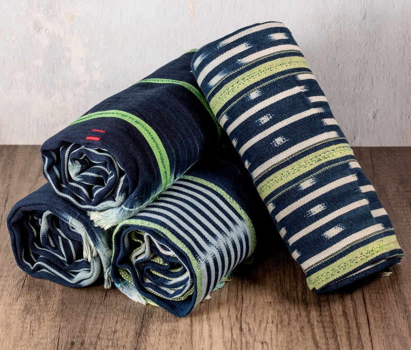 Green & Blue West African Bondoukou Indigo Cloth